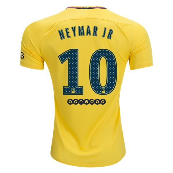 PSG 2017/18 Away Neymar Jr #10 Soccer Jersey